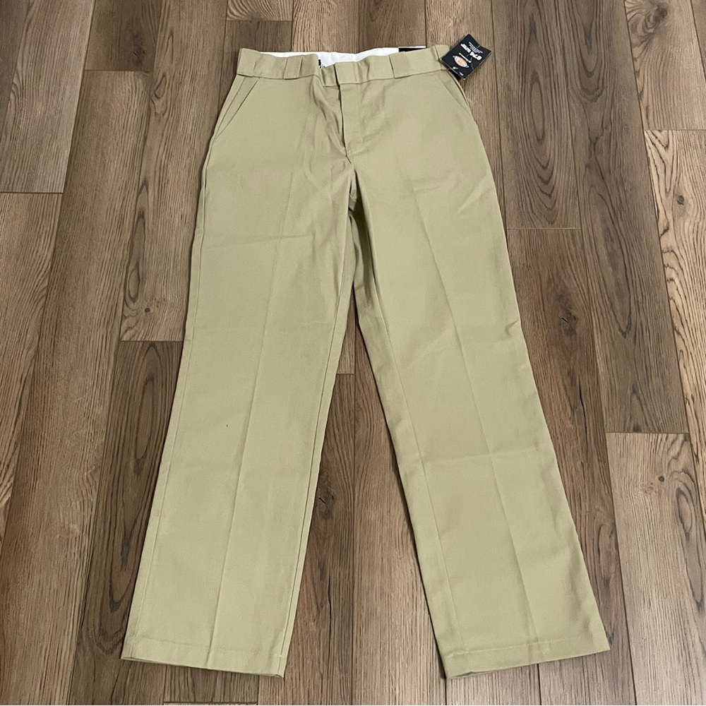 Dickies 874 Khaki‎ Pants NEW Womens 8Reg